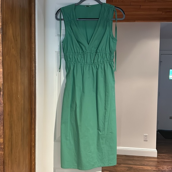 Rails Green Organic Cotton Constitine Self Tie Midi Dress Size Small - Picture 11 of 13